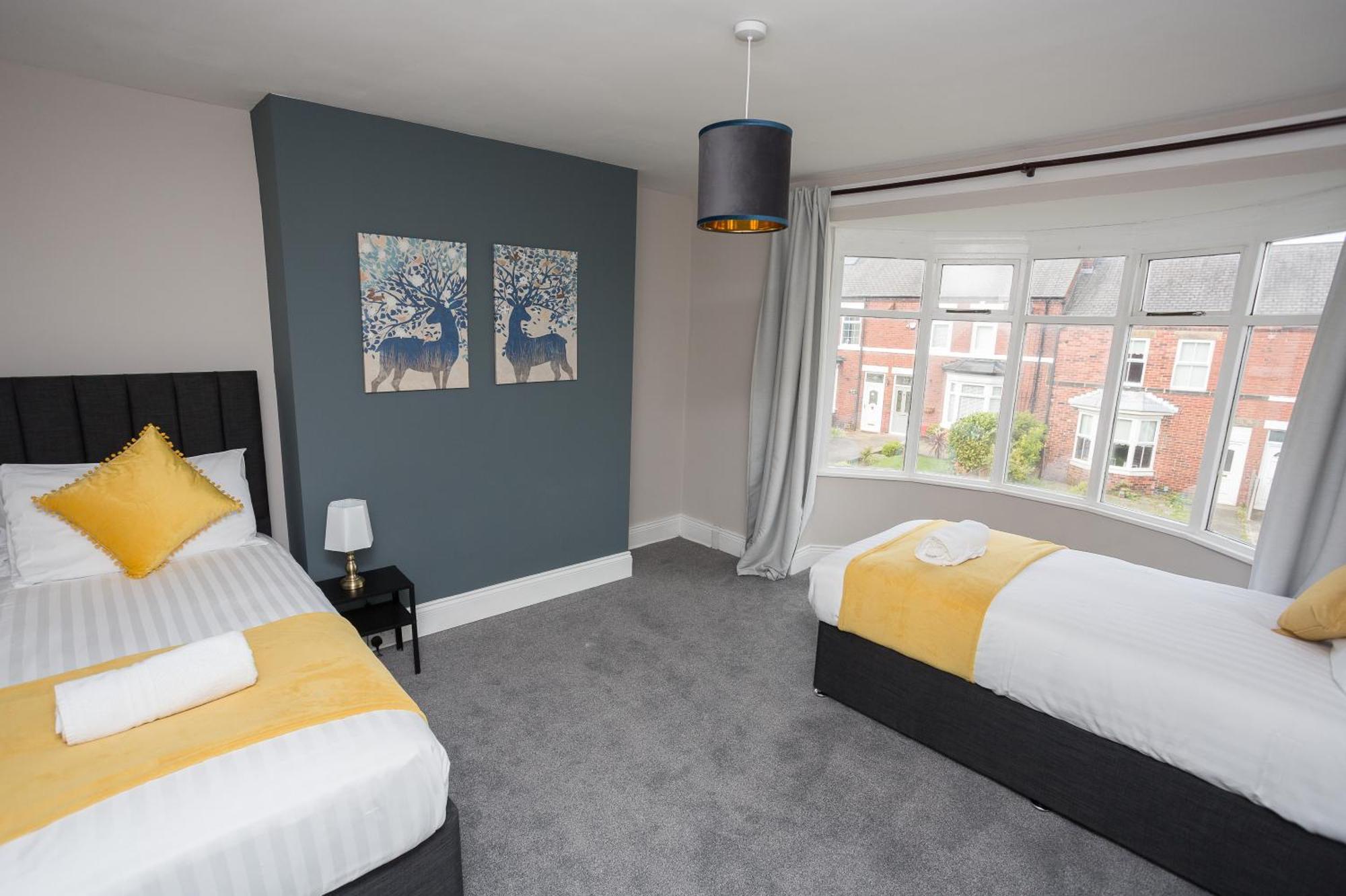 게이츠헤드 The Avenue-3 Bed Sleeps 6 Great For Contractors 빌라 외부 사진