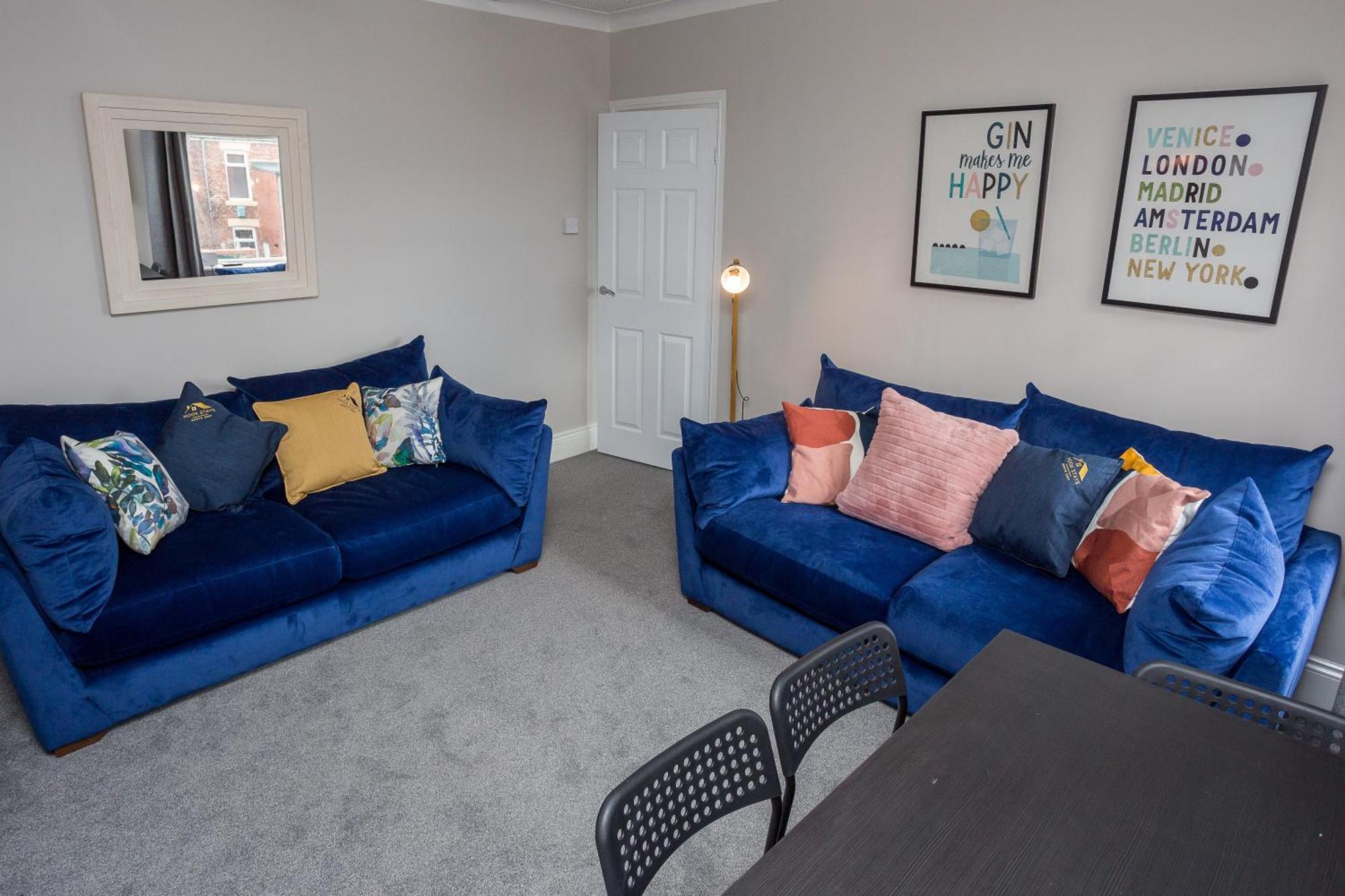 게이츠헤드 The Avenue-3 Bed Sleeps 6 Great For Contractors 빌라 외부 사진